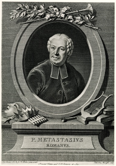 Pietro Metastasio from German School, (19th century)