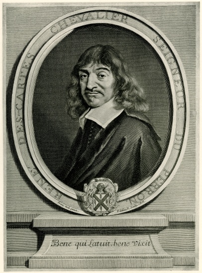 René Descartes from German School, (19th century)