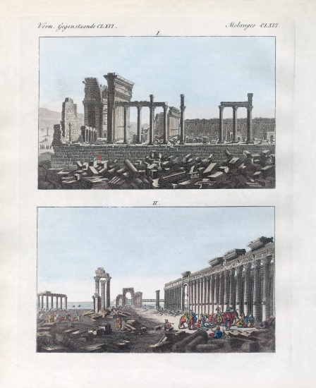 Ruins of Palmyra from German School, (19th century)