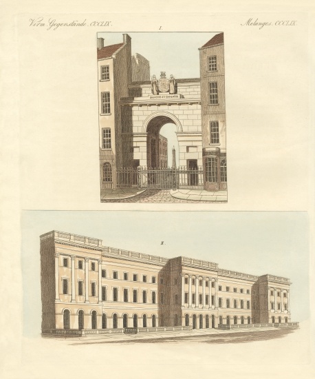 The established college named King's College in London from German School, (19th century)