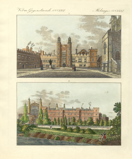 The school of Eton from German School, (19th century)