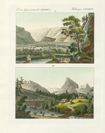Views of Switzerland from German School, (19th century)