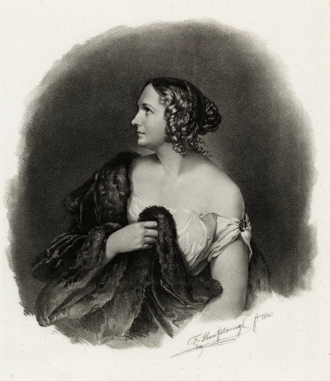 Wilhelmine Schröder-Devrient from German School, (19th century)