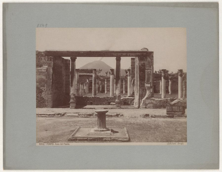 Pompeii: House of the Faun, No. 5058.a from Giacomo Brogi