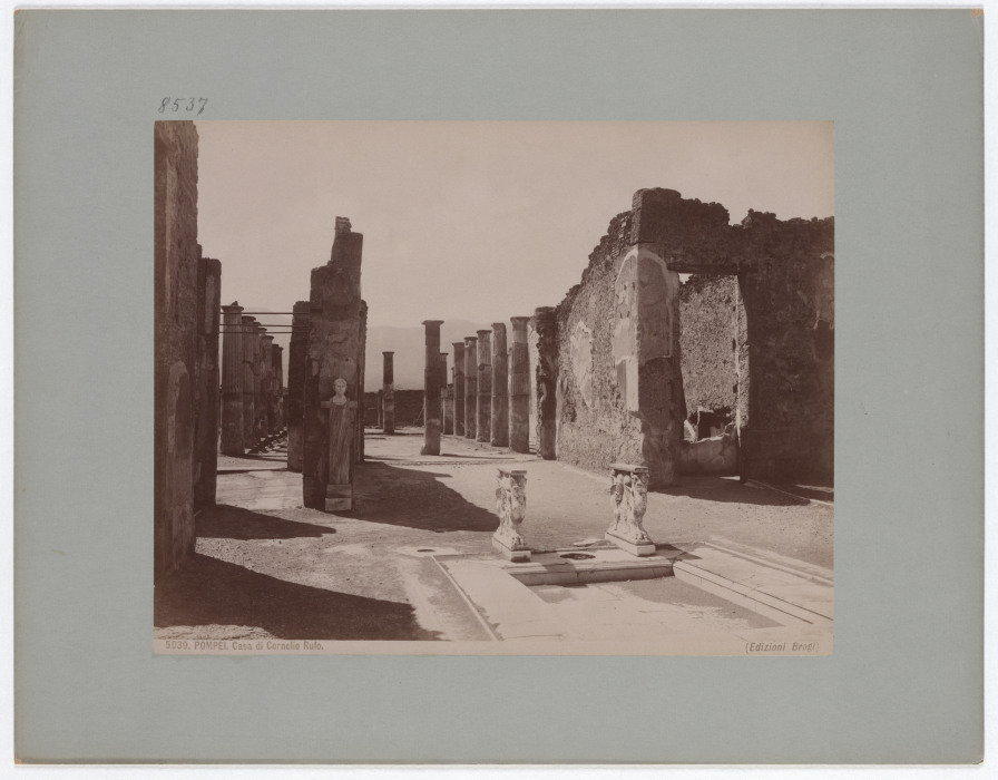 Pompeii: House of Cornelius Rufus, No. 5039 from Giacomo Brogi