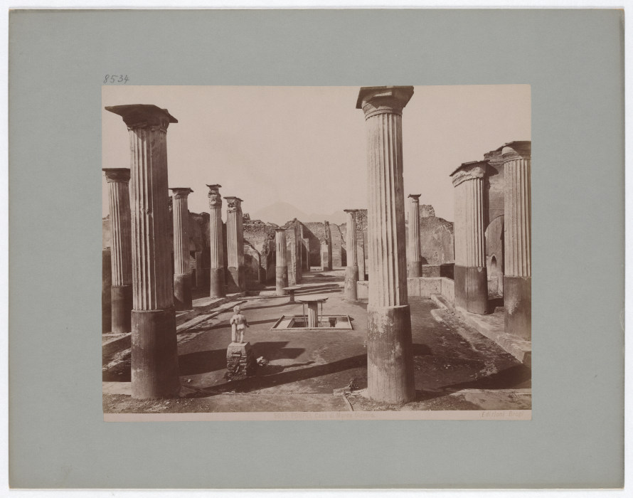 Pompeii: House of Marco Olconio, No. 5045 from Giacomo Brogi