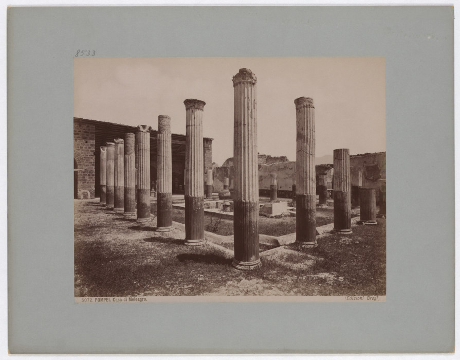 Pompeii: House of Meleager, No. 5072 from Giacomo Brogi