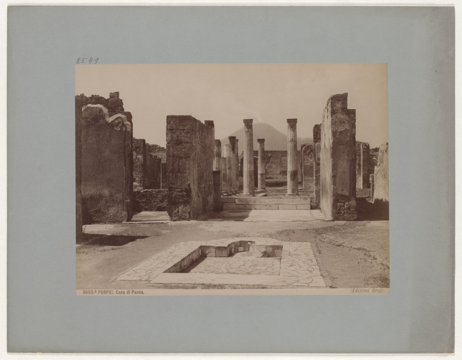 Pompeii: House of Pansa, No. 5060.a from Giacomo Brogi