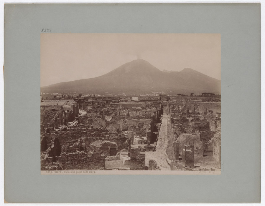 Pompeii: Panorama taken from the walls, No. 5053 from Giacomo Brogi