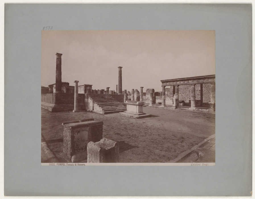 Pompeii: Temple of Apollo, No. 5022 from Giacomo Brogi