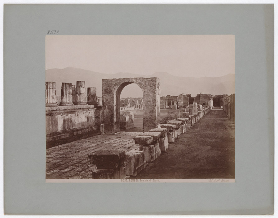 Pompeii: Temple of Jupiter, No. 5032 from Giacomo Brogi