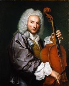 Portrait of a cello player. from Giacomo Ceruti