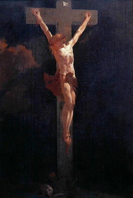 Christ on the Cross (oil on canvas) from Giambattista Piazzetta