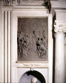St. Anthony Absolving the Seignory, relief from the Salviati chapel
