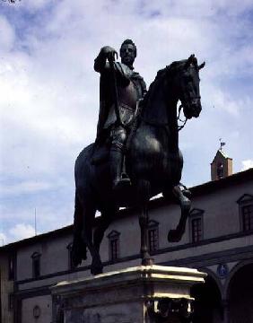 Equestrian Statue of Grand Duke Ferdinand, detail of the horse and rider