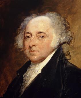 Portrait of John Adams (1735-1826) Second President of the United States of America (1797-1801)