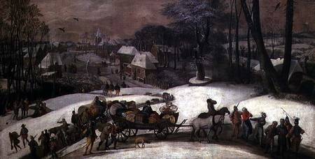 A Military Expedition in Winter from Gillis Mostaert