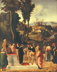 Die Prüfung des Mose. from Giorgione (aka Giorgio Barbarelli or da Castelfranco)