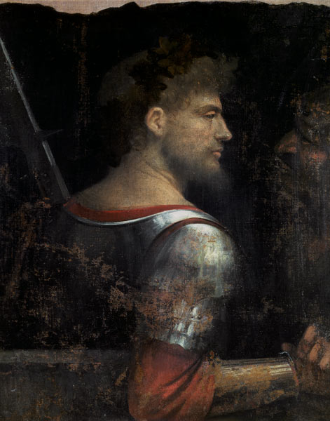 A Soldier from Giorgione (aka Giorgio Barbarelli or da Castelfranco)