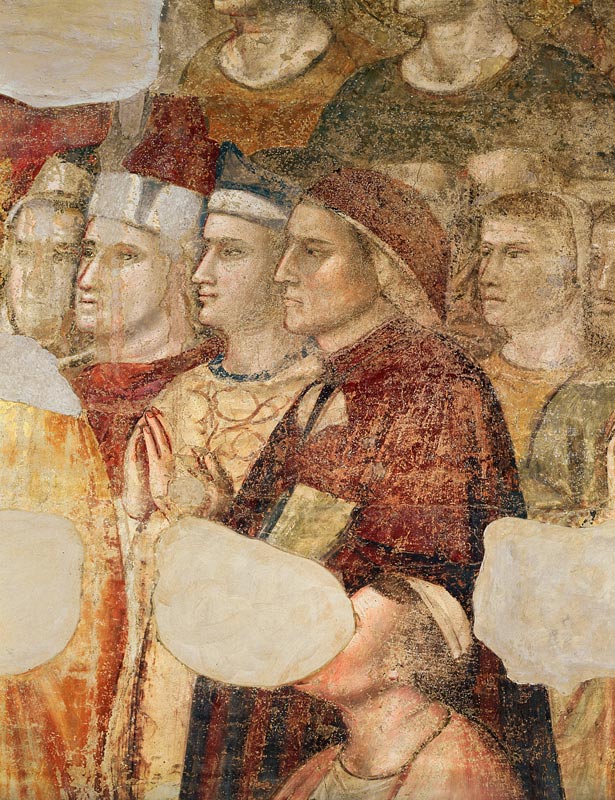 Dante Alighieri (1265-1321): (fresco) (detail) from Giotto (di Bondone)