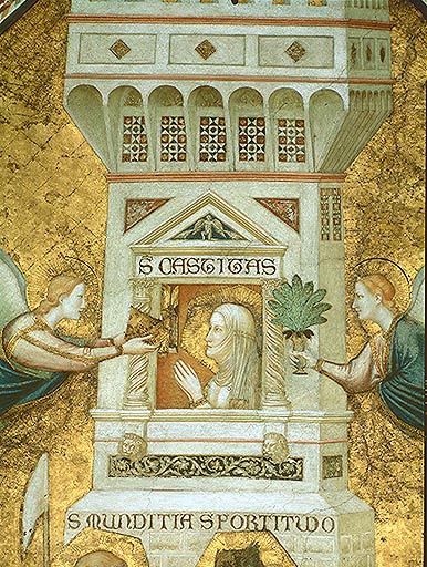 Allegorie des Keuschheit from Giotto (di Bondone)