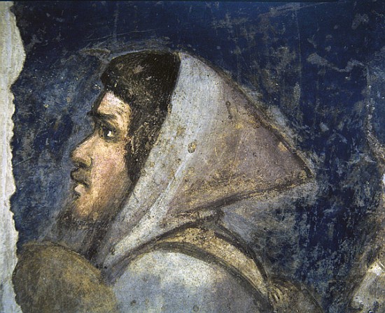 Head of a shepherd from Giotto (di Bondone)