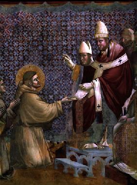 Die Bestaetigung der Ordensregel des hl. Franziskus durch Papst Innozenz III.