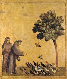 St. Francis of Assisi preaching to the birds