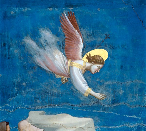 Giotto / Joachim''s dream / Detail from Giotto (di Bondone)