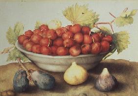 A Bowl of Cherries and Figs