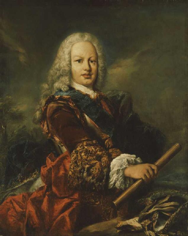 König Ferdinand VI von Spanien (1713-1759). from Giovanni Antonio Guardi