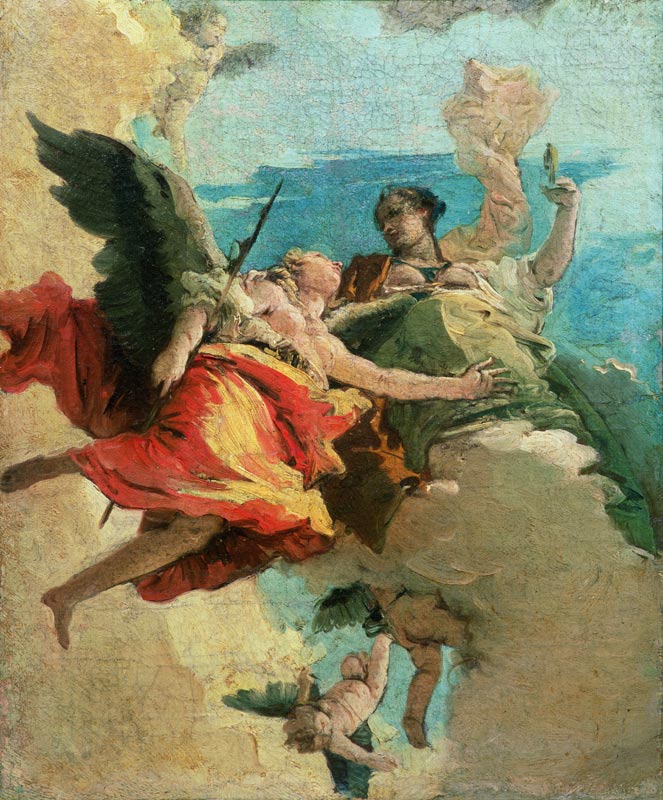 Allegorical scene from Giovanni Battista Tiepolo