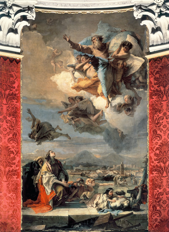 G.B.Tiepolo / Intercession of St. Thecla from Giovanni Battista Tiepolo