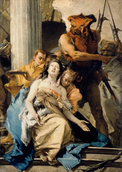 G.B.Tiepolo / Martyrdom of St. Agatha from Giovanni Battista Tiepolo