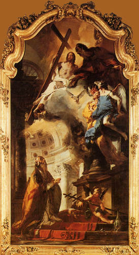 Vision of the Trinity by the Pope Clement from Giovanni Battista Tiepolo