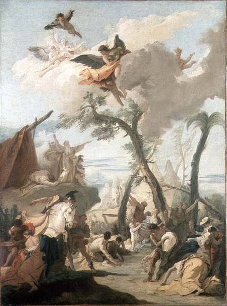 The Gathering of the Manna from Giovanni Battista Tiepolo