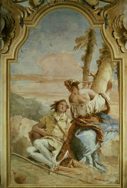 G.B.Tiepolo /Angelica and Medoro/ 1757 from Giovanni Battista Tiepolo