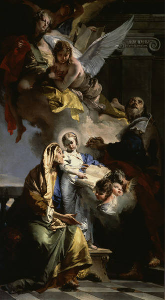 Education of the Virgin Mary / Tiepolo from Giovanni Battista Tiepolo