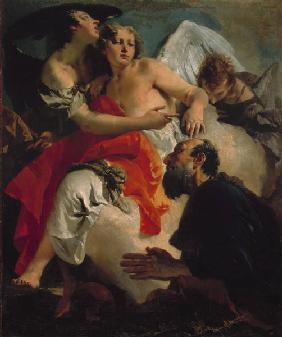 The three angels with Abraham / Tiepolo