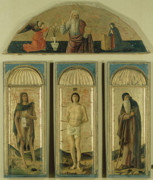 Bellini, Tripych of St Sebastian from Giovanni Bellini