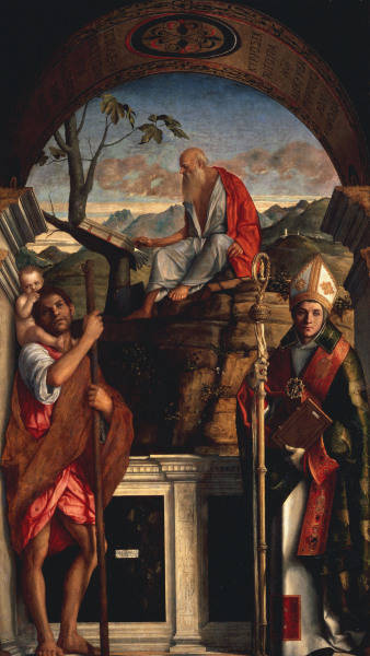 Giov.Bellini / Jerome and Christopher from Giovanni Bellini