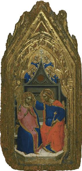 The Coronation of the Virgin with four Angels