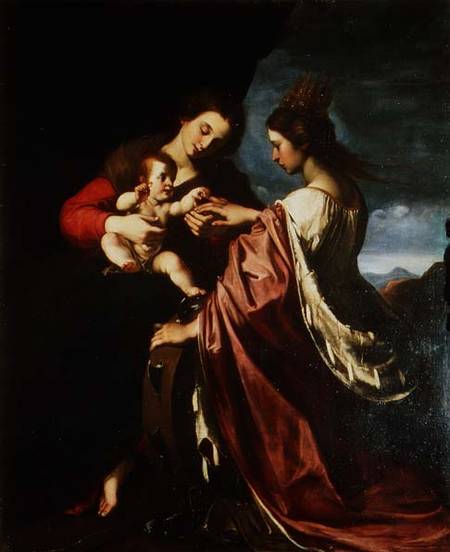 The Mystic Marriage of St. Catherine from Giovanni (da San Giovanni) Mannozzi