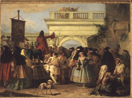 The Charlatan from Giovanni Domenico Tiepolo