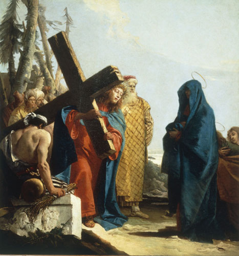 Carrying the Cross from Giovanni Domenico Tiepolo