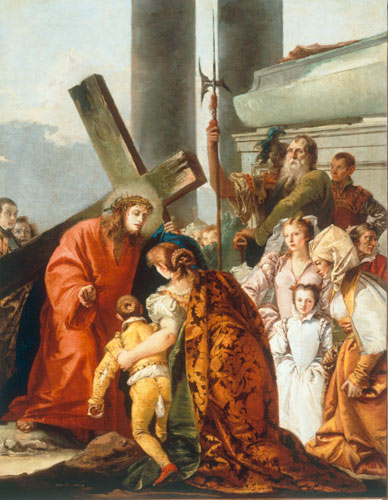 Christ comforts the sorrowful women from Giovanni Domenico Tiepolo