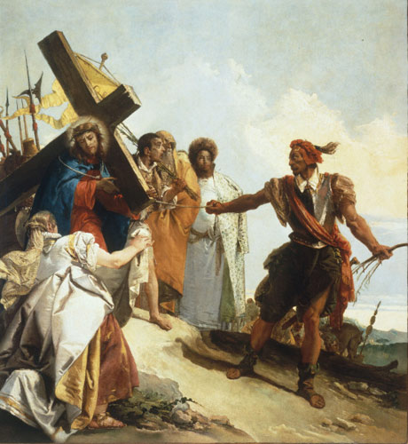 Carrying the Cross from Giovanni Domenico Tiepolo