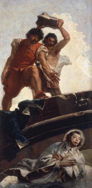 G.D.Tiepolo / Martyrdom of John Nepomuk from Giovanni Domenico Tiepolo