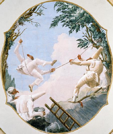 G.D.Tiepolo / Pulcinella''s Swing / 1793
