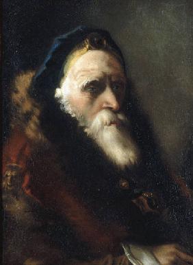 G.D.Tiepolo / Head of Old Man / Paint.